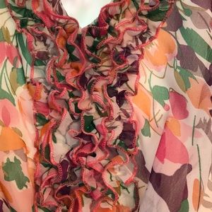 Dress Barn Size 12 Flowy Floral Dress